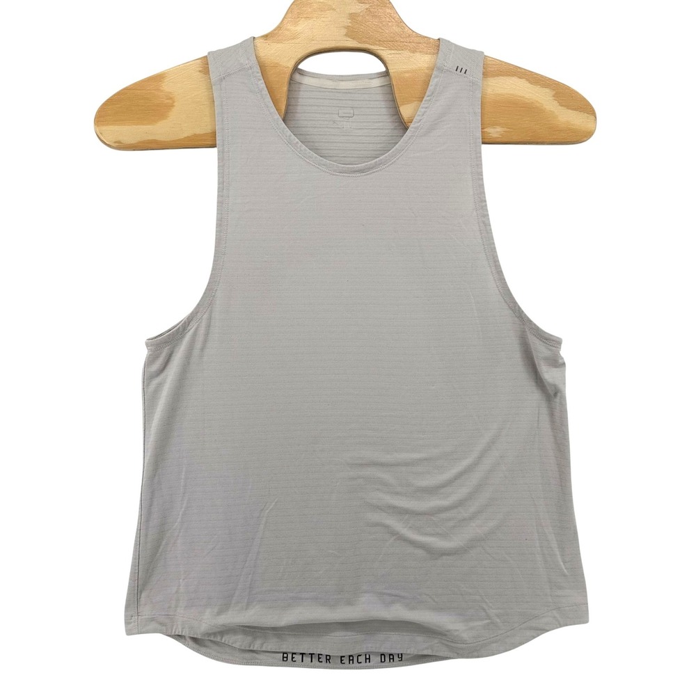 Lululemon Mens Metal Vent Tech Sleeveless 2.0 Tank Gray Better Each Day M/L